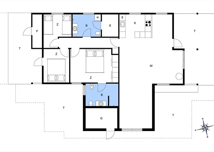 2251-ringkobing-fladsbjergvej-106 別荘 *